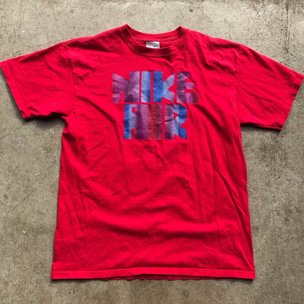 Vintage Y2K Nike Block logo T Shirt